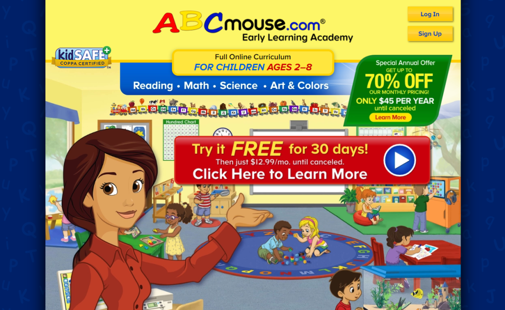 ABCMouse Educational Online Games for Kids Ages 2-8