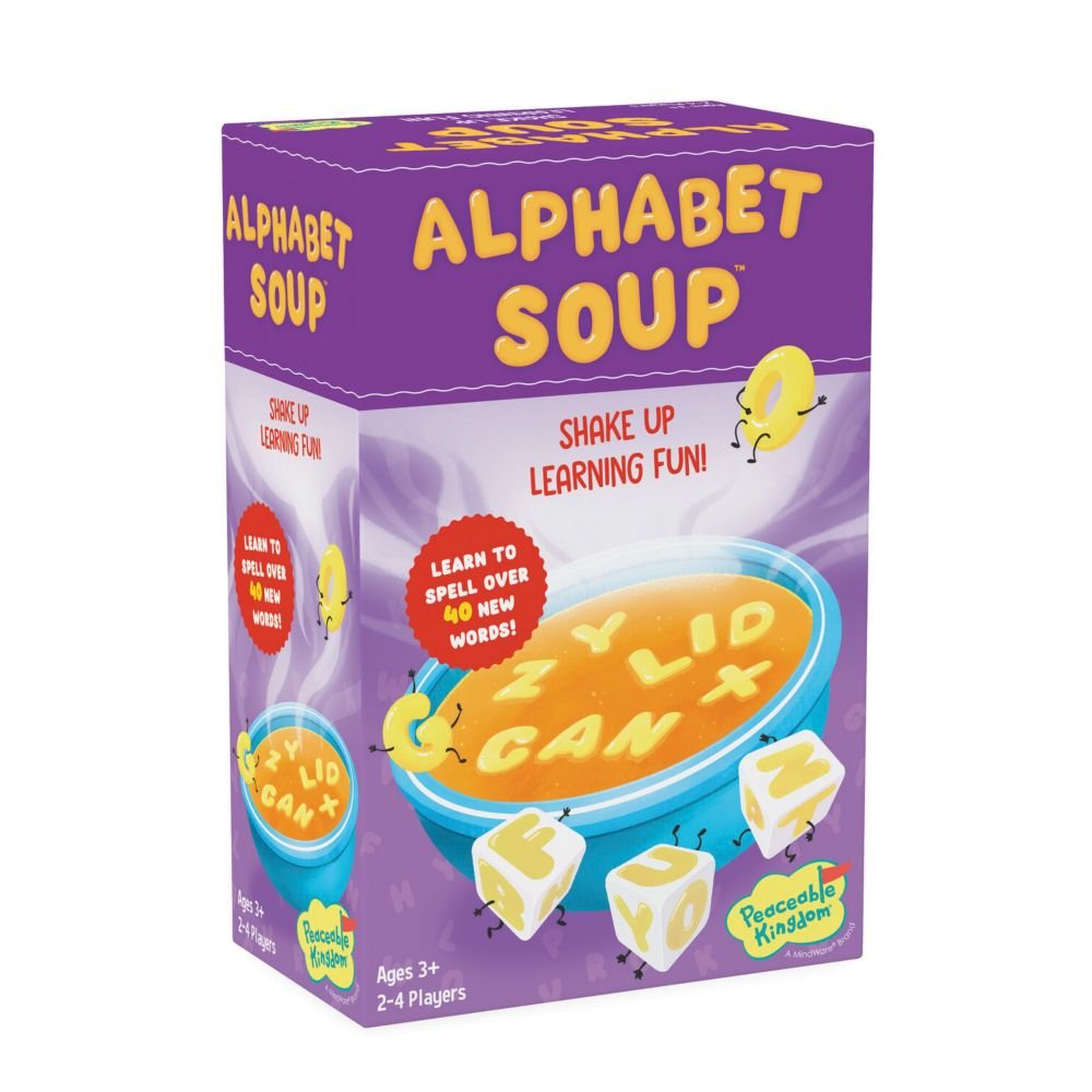 Alphabet Soup Peaceable Kingdom Spelling Game From MindWare