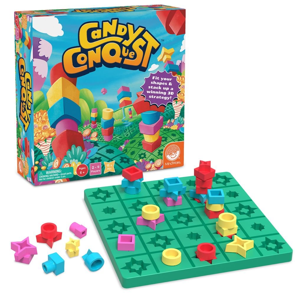 Candy Conquest In-a-Row Classic Board Game From MindWare