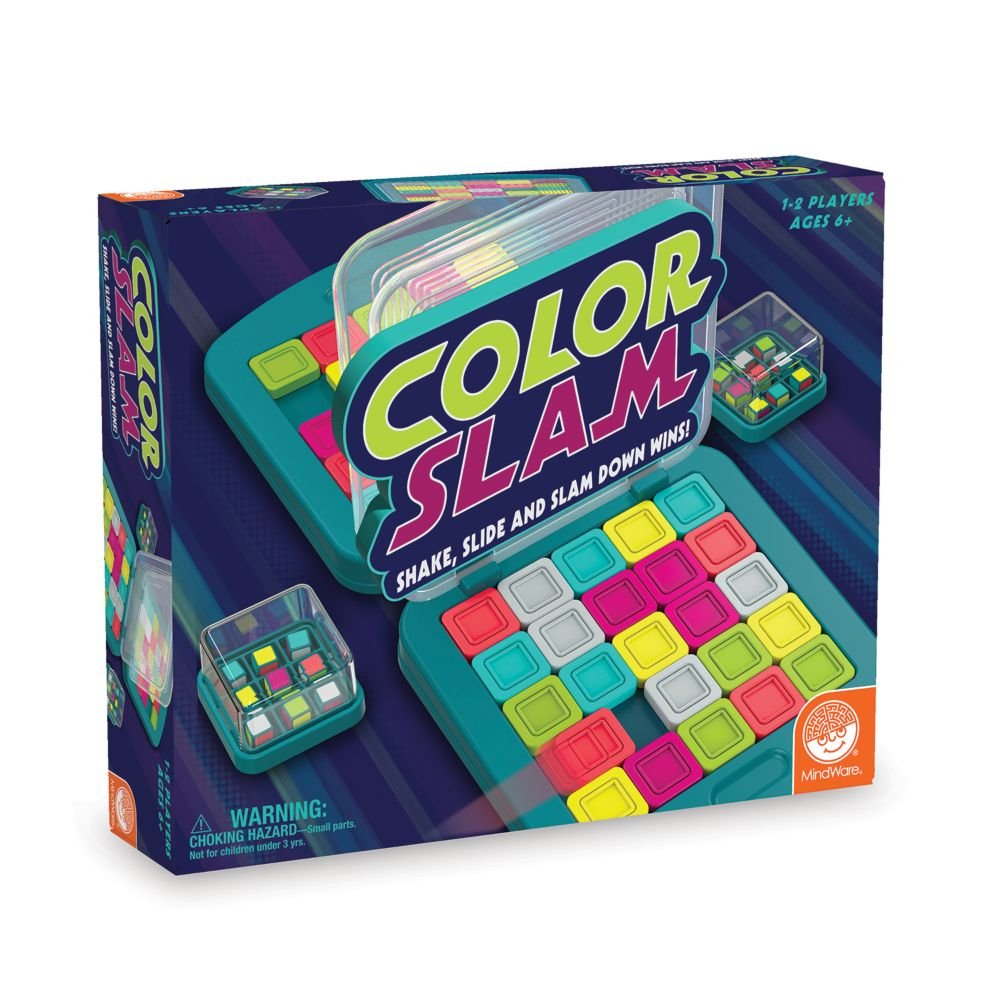 Color Slam Sliding Puzzle Game From MindWare