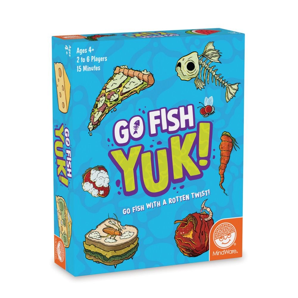 Go Fish Yuk! - Classic Go Fish Card Game With A Twist From MindWare