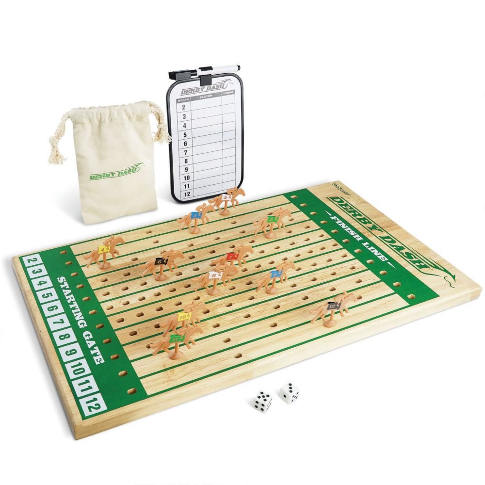 GoSports - Derby Dash Horse Race Game Set From MindWare