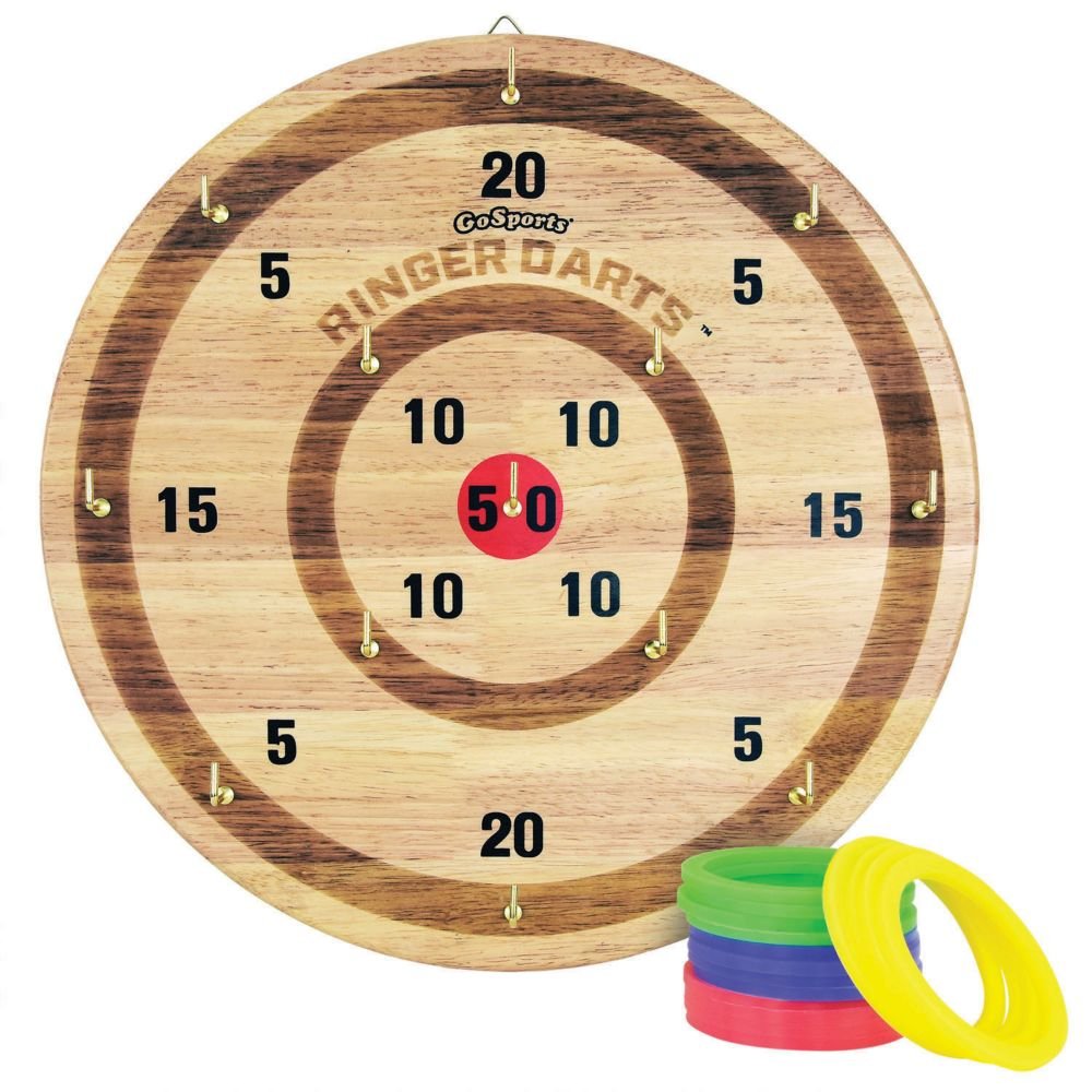GoSports Ringer Darts Toss Game: Natural From MindWare
