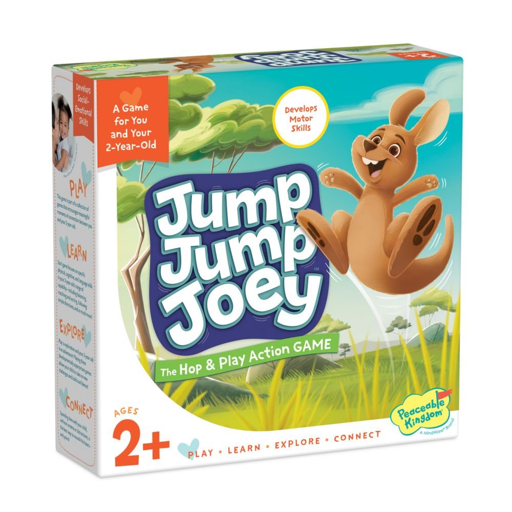 Jump Jump Joey Peaceable Kingdom Toddler Game From MindWare