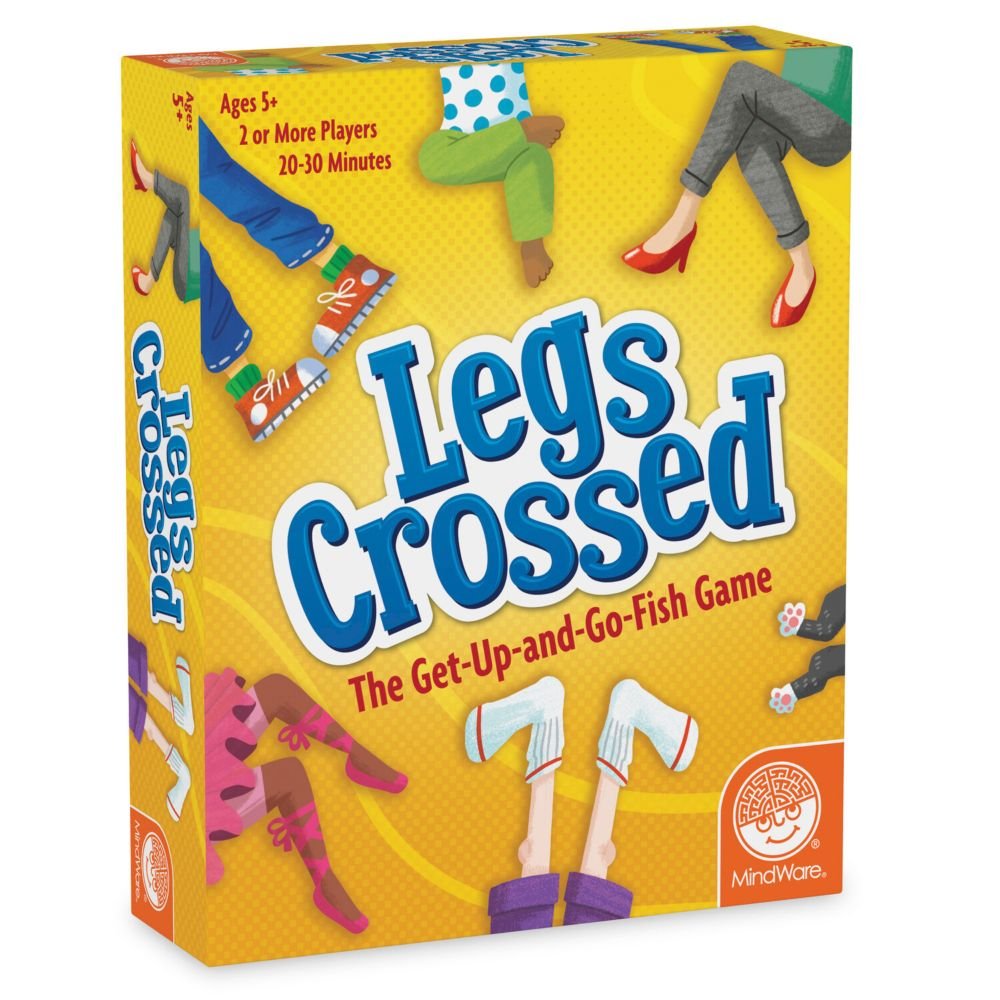 Legs Crossed - The Get-Up & Go-Fish Game From MindWare