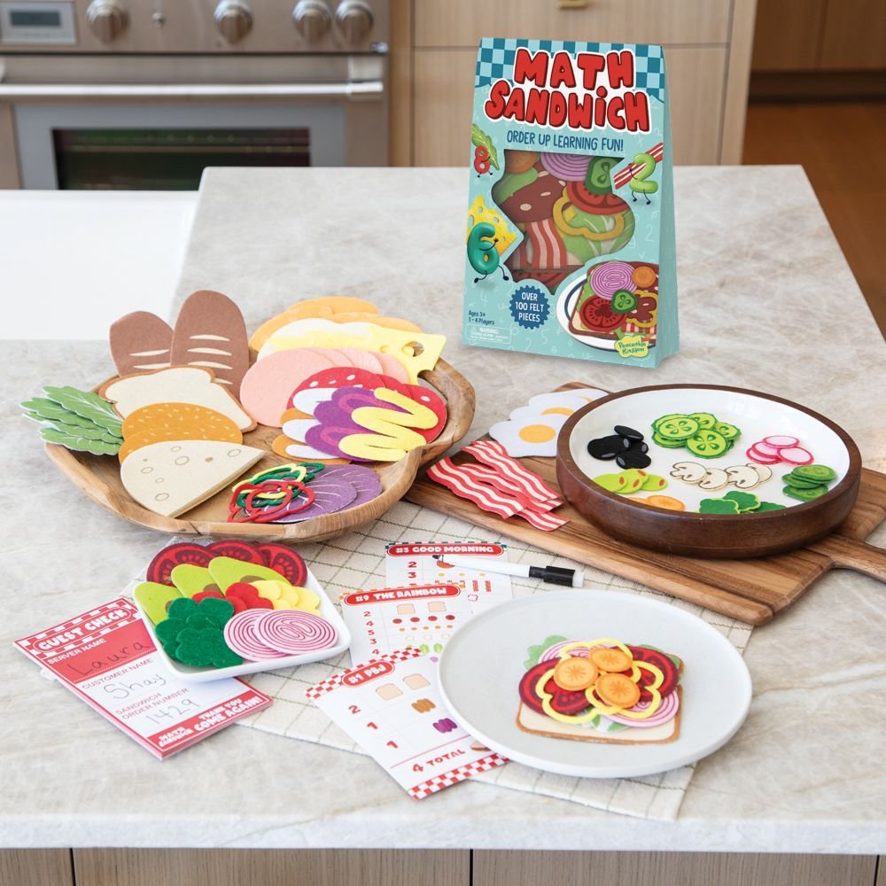 Math Sandwich Peaceable Kingdom Preschool Math Game From MindWare