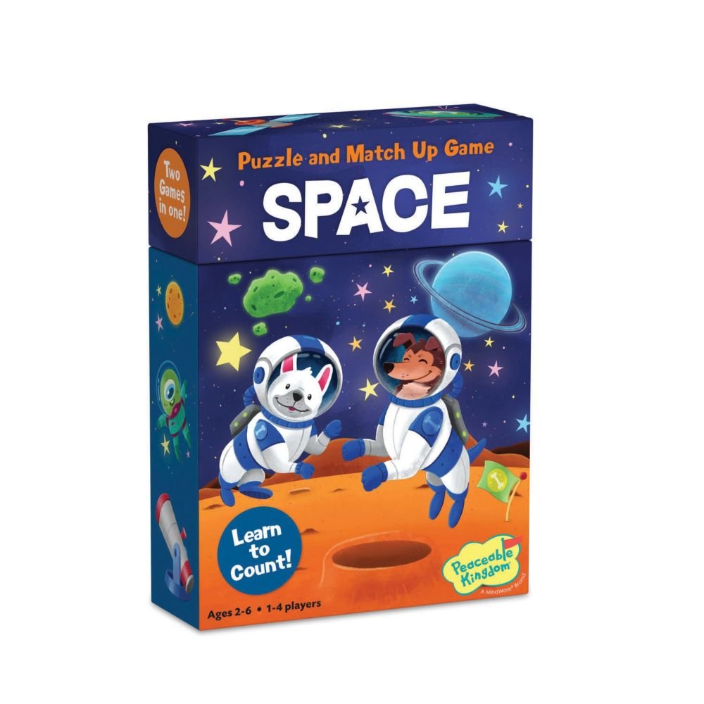 Space Match Up Counting Game & Puzzle From MindWare
