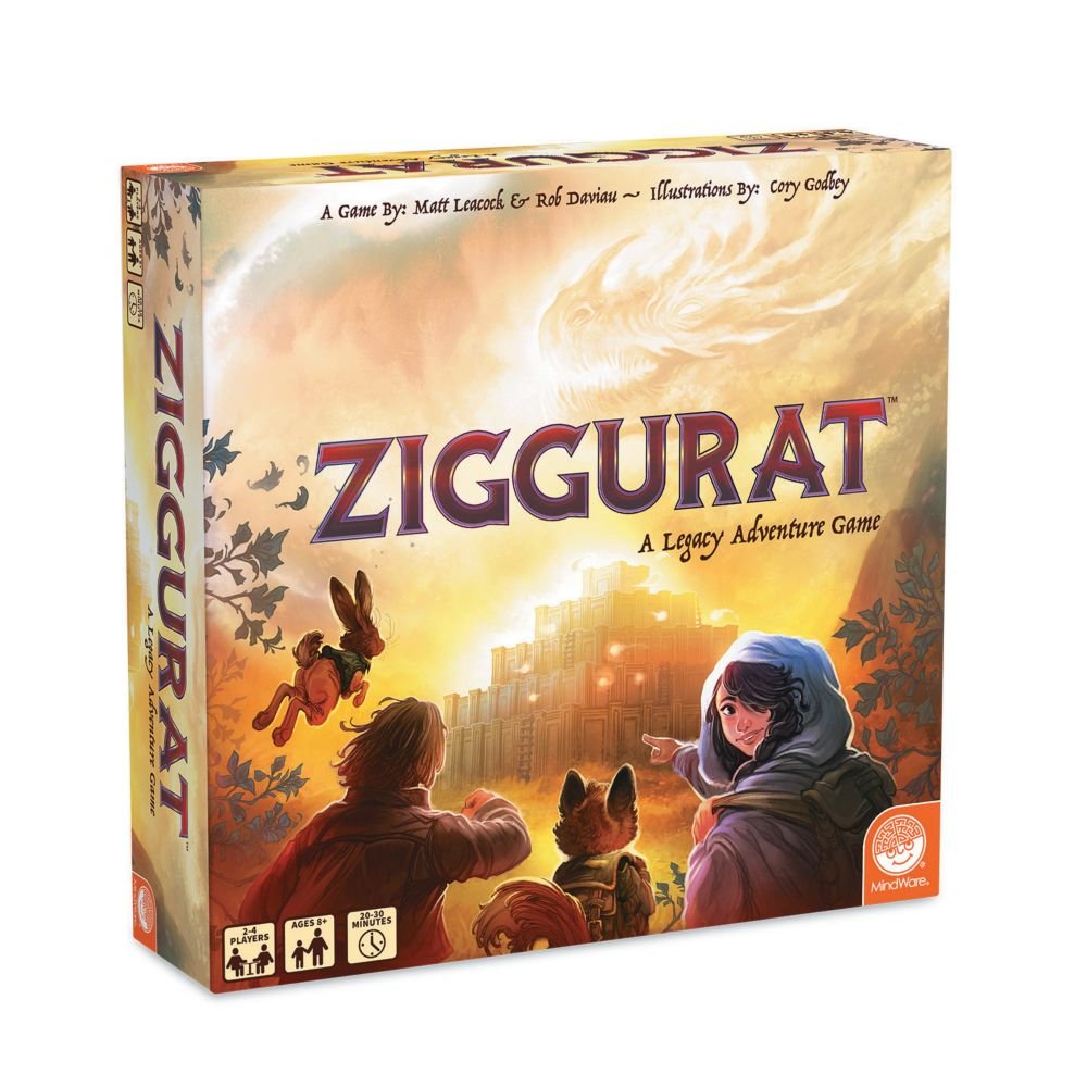 Ziggurat - A Cooperative Legacy Board Game for Families From MindWare