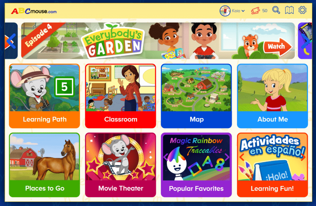 ABCmouse Homepage