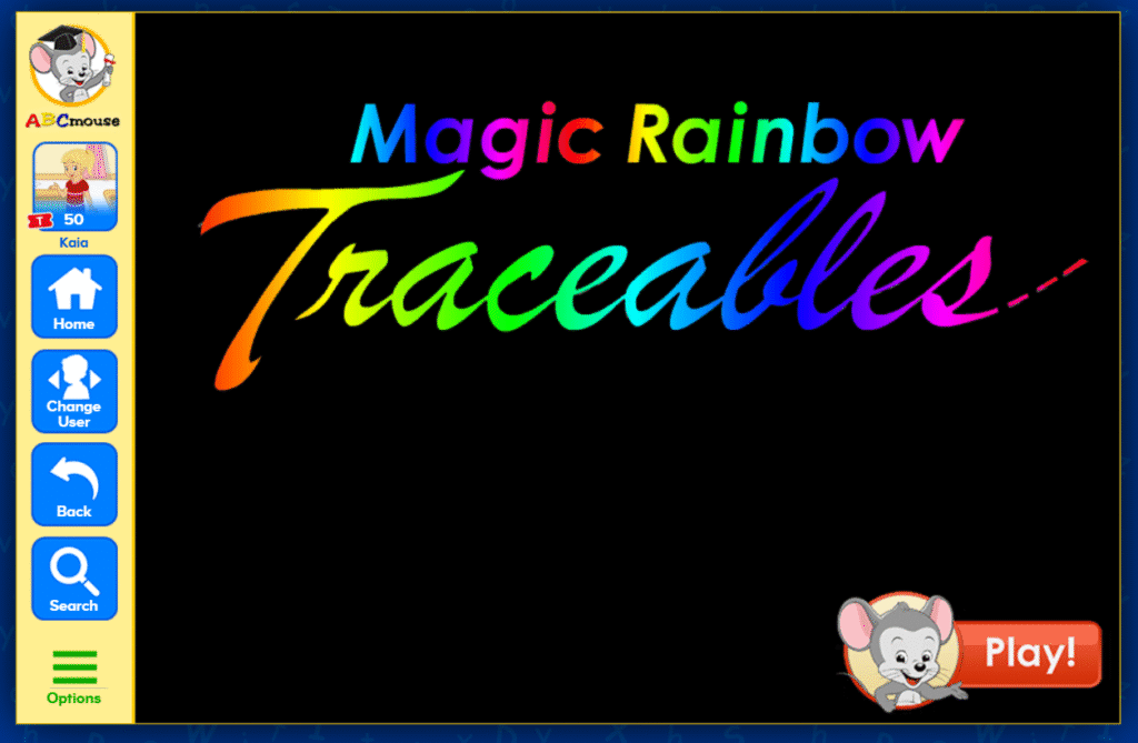 ABCmouse Magic Rainbow Activity