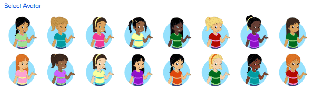 ABCmouse Choose Avatar